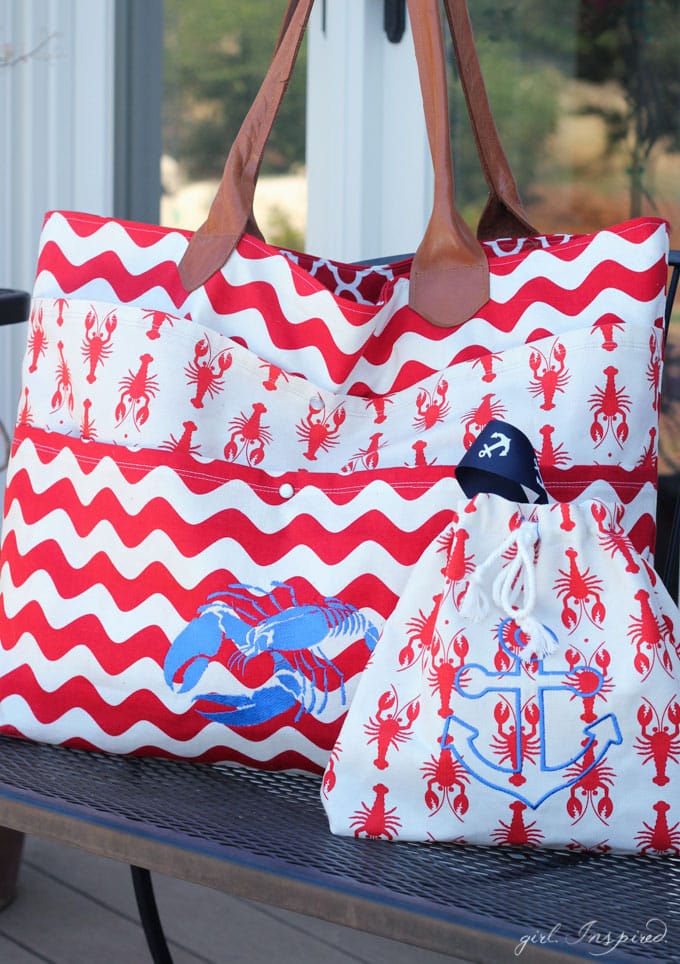 cute beach bag