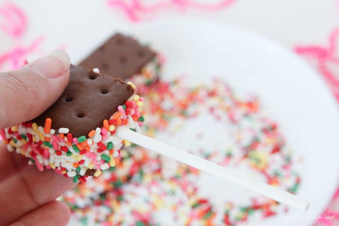 Mini Ice Cream Sandwich Pops