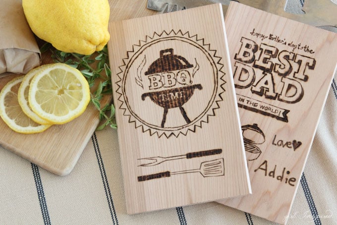 Personalized Wood-Burning for Dad - girl. Inspired.