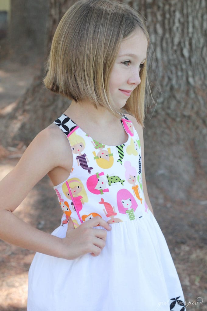 Annecy Dress Pattern - a quick sew for an adorable sundress!