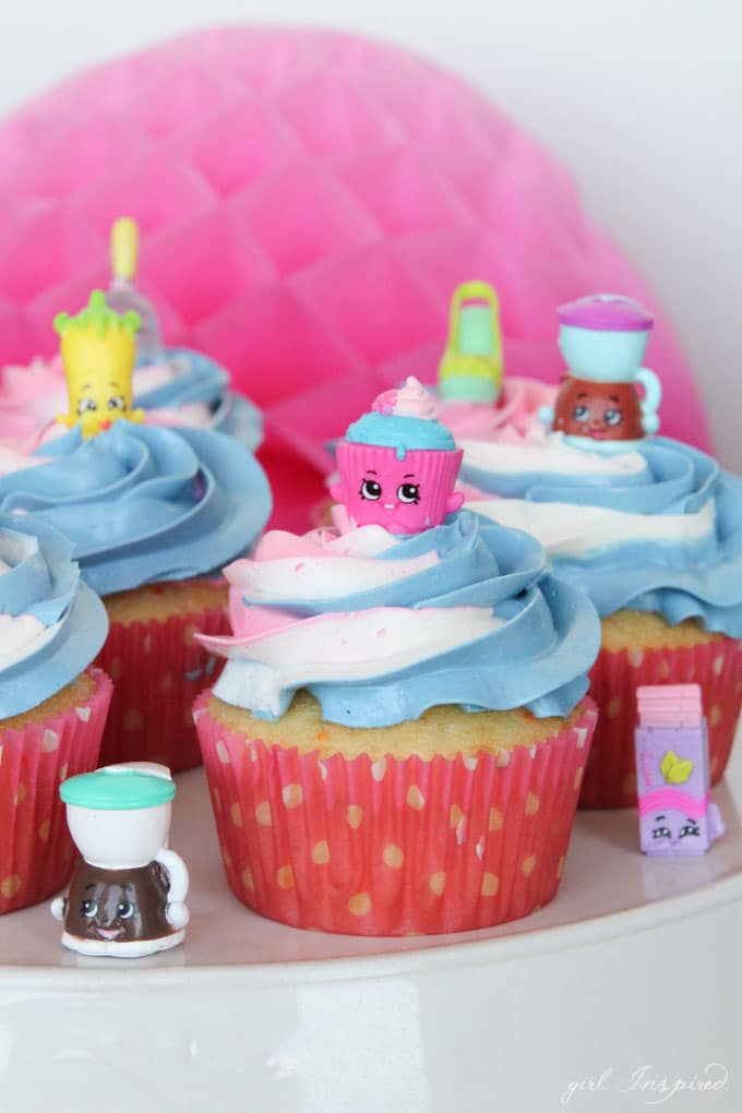 These Shopkins Cupcakes are so simple to make and the party guests will flip!