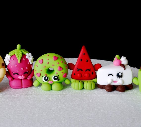 Shopkins Fondant Cake Toppers plus tons of other Shopkins birthday party ideas