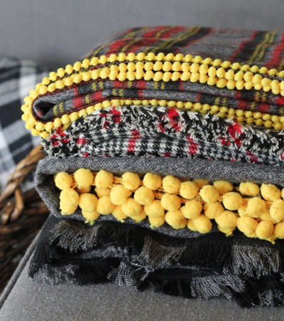 Get ready for cooler weather with these simple DIY flannel blankets!