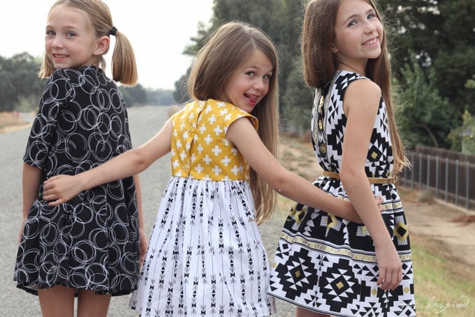 Fall Photo Dresses with Four Corners Fabric - girl. Inspired.