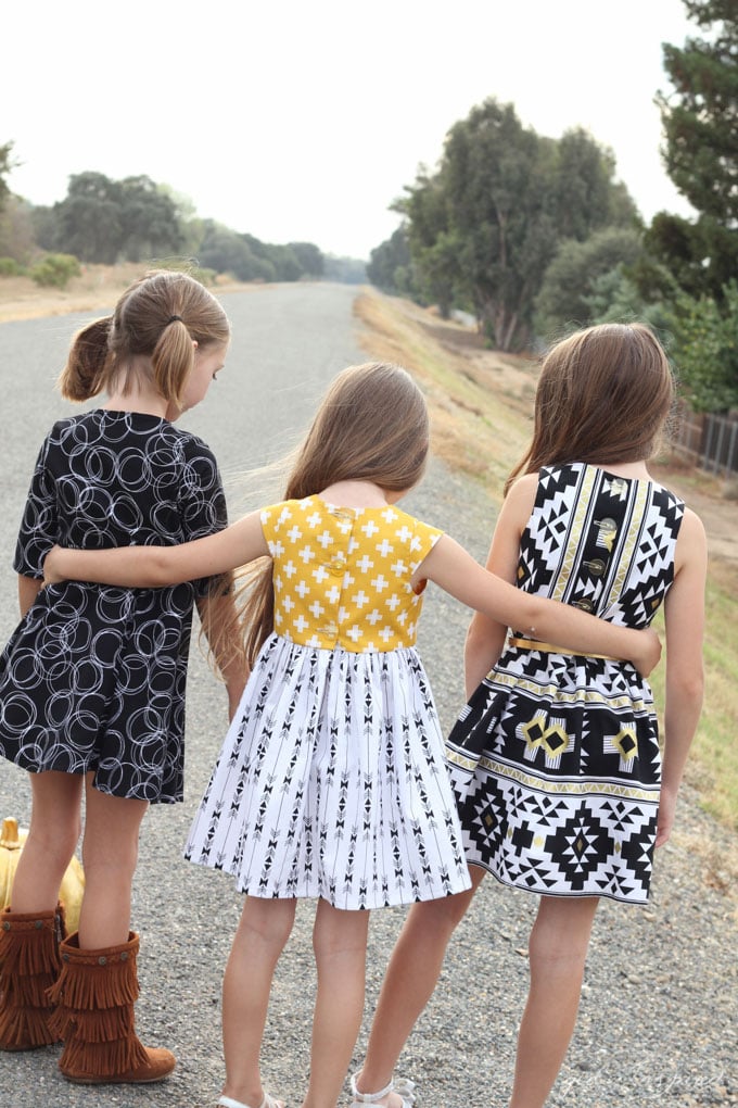 Fall Photo Dresses with Four Corners Fabric - girl. Inspired.