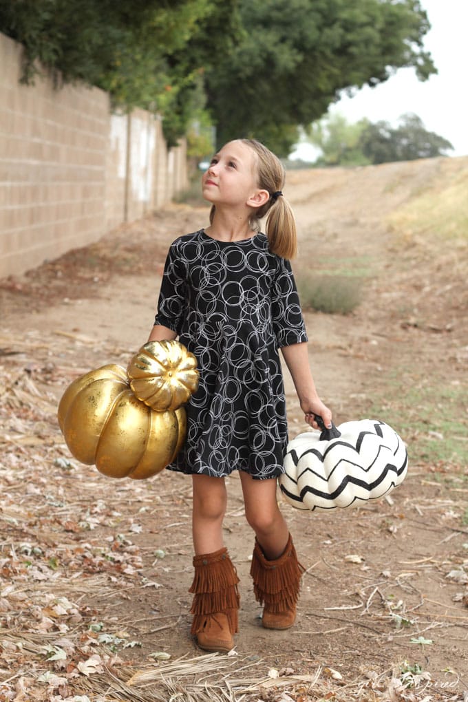 Three girls dress styles for Fall with the Four Corners fabric line!