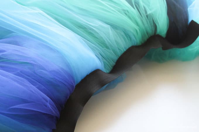 Make this dramatic tutu for a simple, but stunning Peacock Costume!