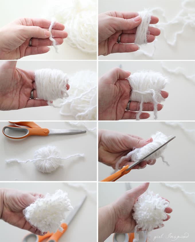 Bunny DIY Pom Pom Garland Tutorial - Girl about townhouse