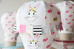 Tabletop Hot Air Balloon Sewing Pattern - girl. Inspired.
