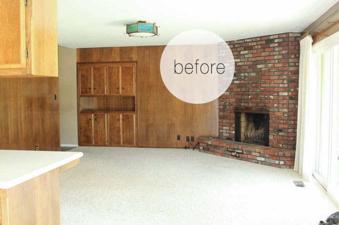 What a Transformation - old carpet to beautiful hardwood!