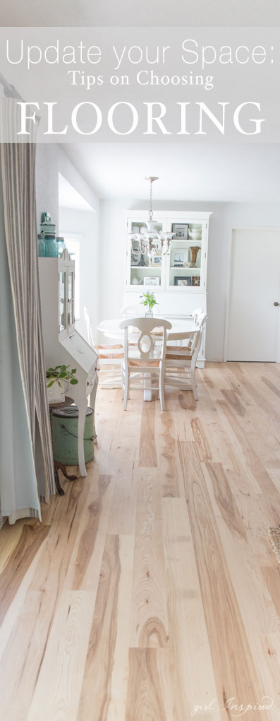 Rustic Hickory Hardwood Flooring - gorgeous floors for the main living areas of the house. Loaded with character and upscale beauty - what an improvement! Find TIPS for choosing the right flooring in your home.