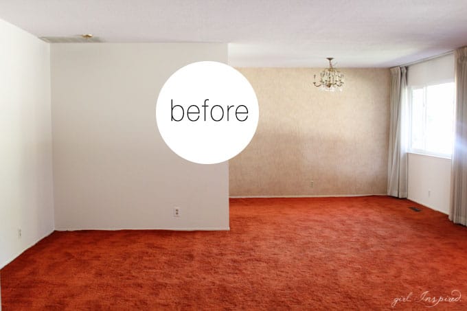 What a Transformation - old carpet to beautiful hardwood!