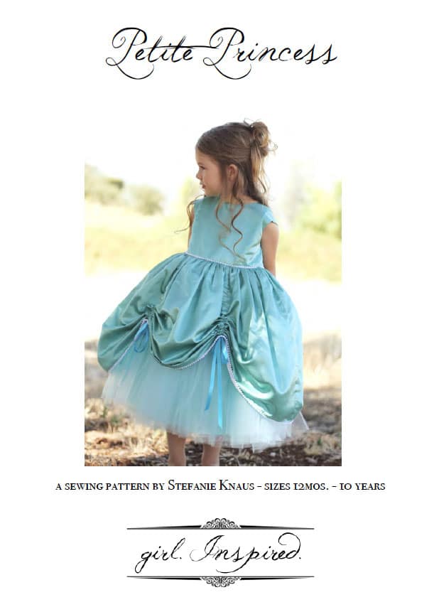 She will be the belle of the ball with this princess gown! Complete sewing pattern for the Petite Princess Dress - love!!!