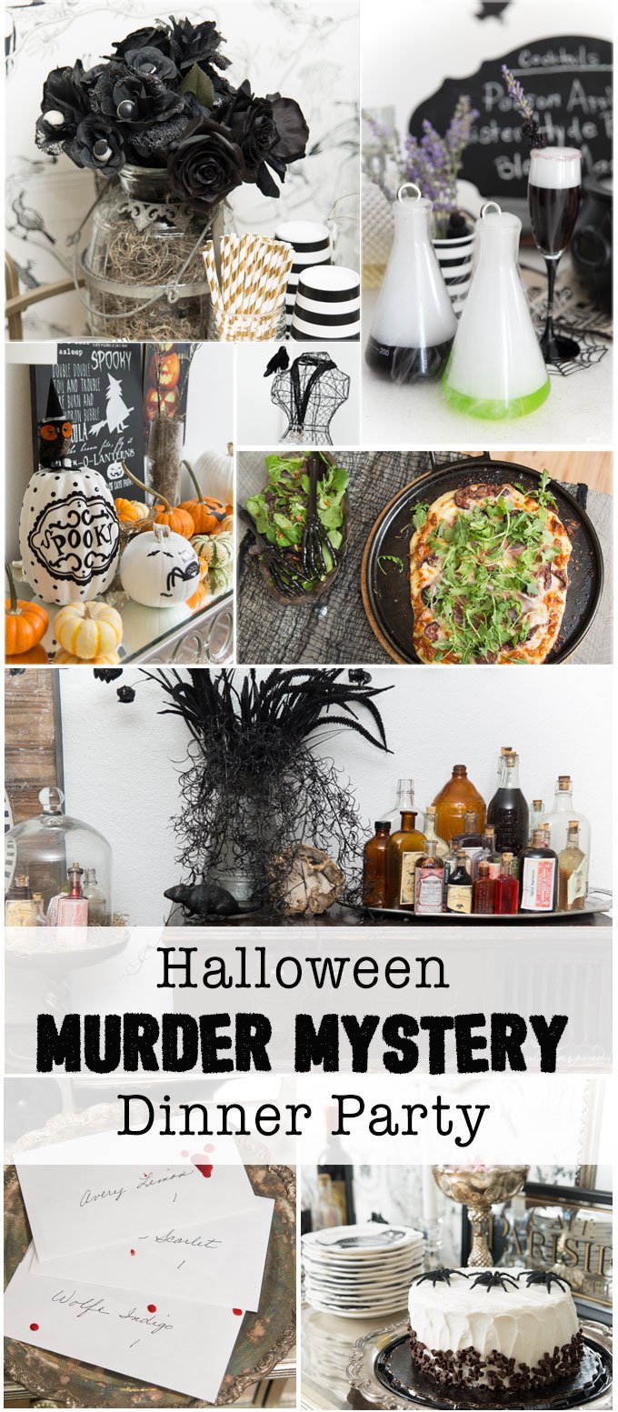 Easy Halloween Murder Mystery Party Decor 