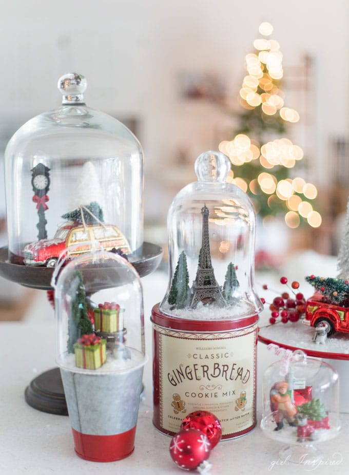 Use jars and containers from around your home to create stunning Snow Globes and Miniature Snow Scenes for Christmas!
