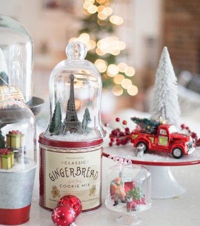 Use jars and containers from around your home to create stunning Snow Globes and Miniature Snow Scenes for Christmas!