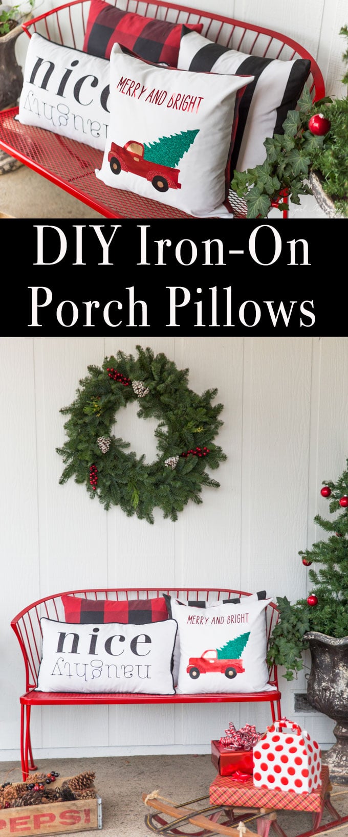 Christmas best sale porch pillows