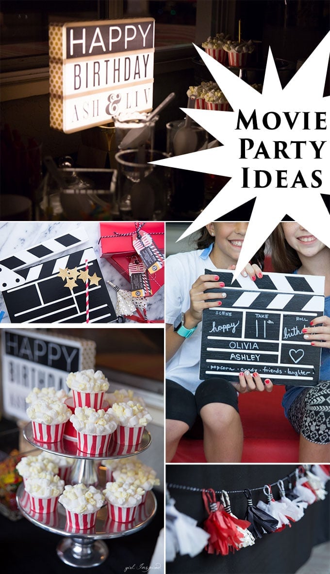 Movie Party and DIY Director's Clapboard