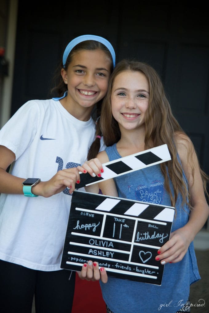 Movie Party and DIY Director's Clapboard