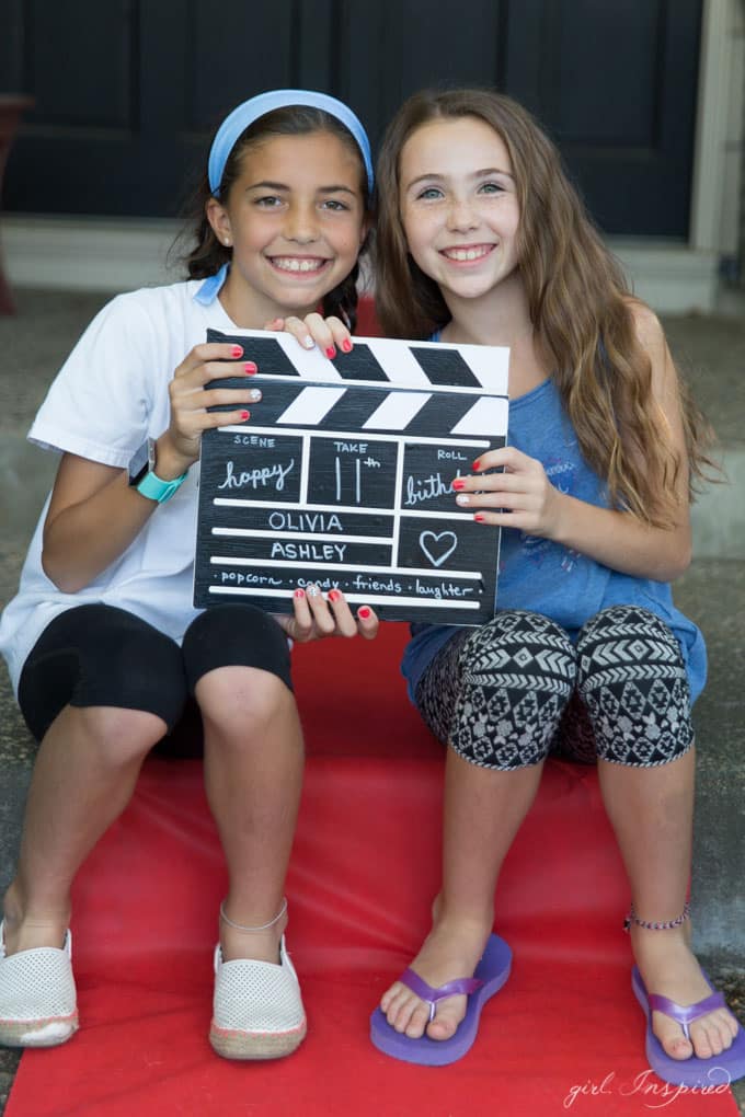 Movie Party and DIY Director's Clapboard