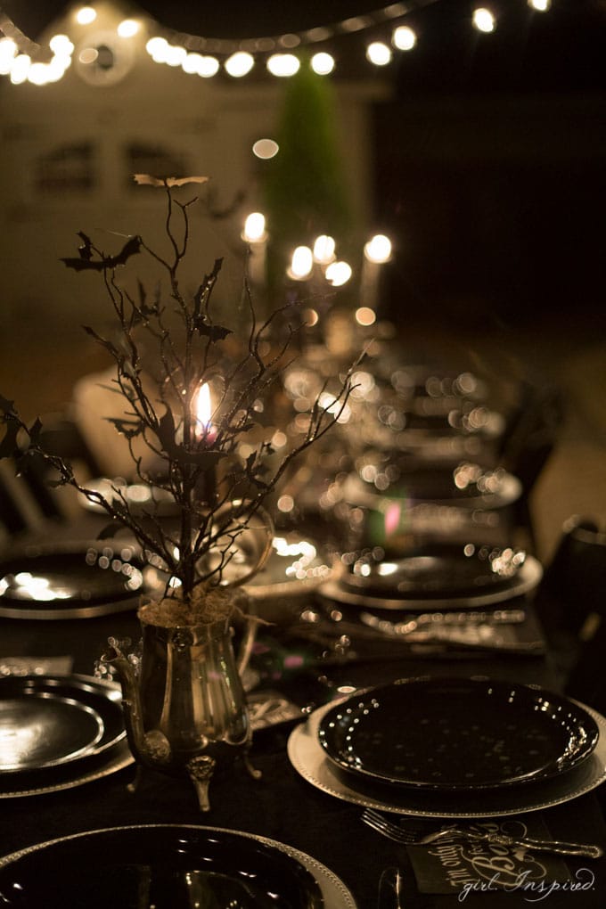 Halloween Dinner Party and House Decor