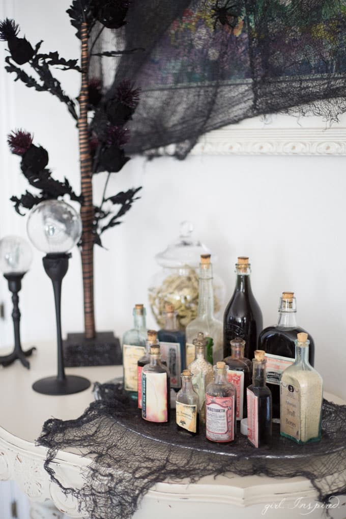 Halloween Dinner Party and House Decor