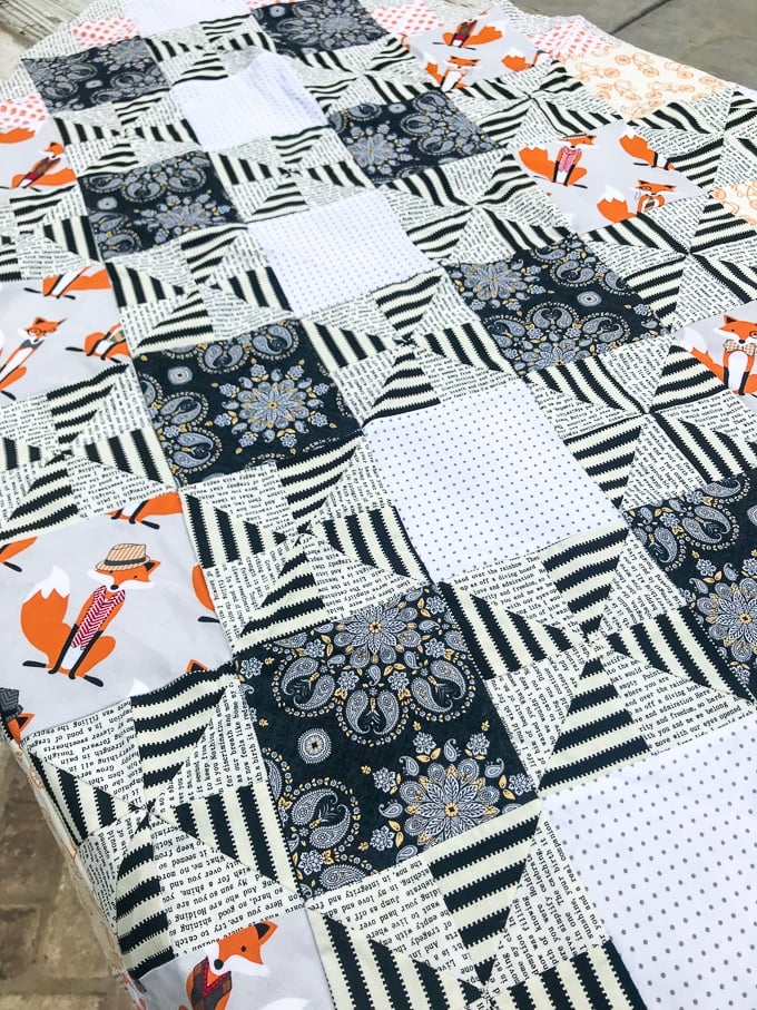 Pinwheel Quilt with Cricut Maker - Huge Timesaver using the Maker to cut allll the pieces for this quilt!