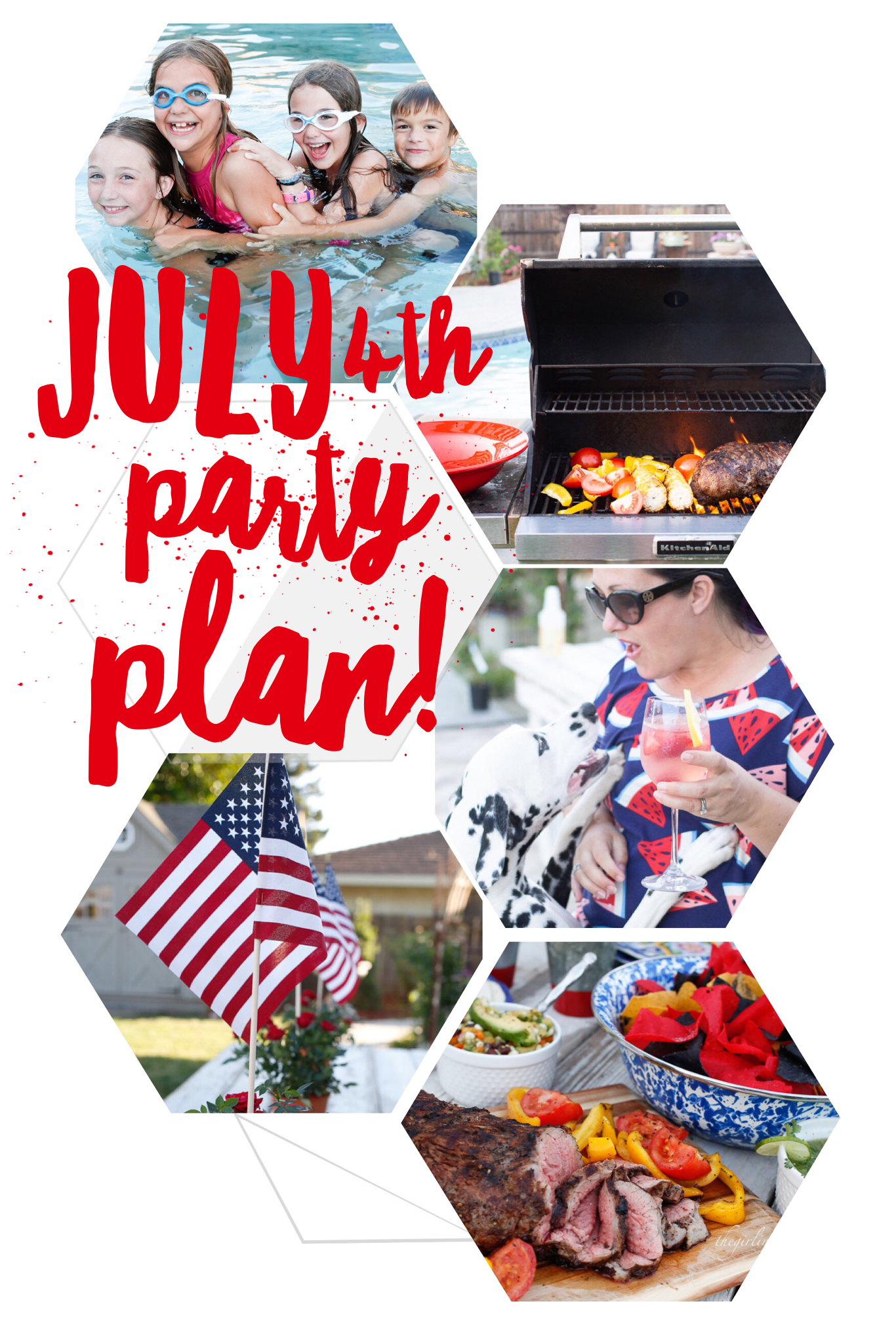 Fourth of July grilling menu and party plan!