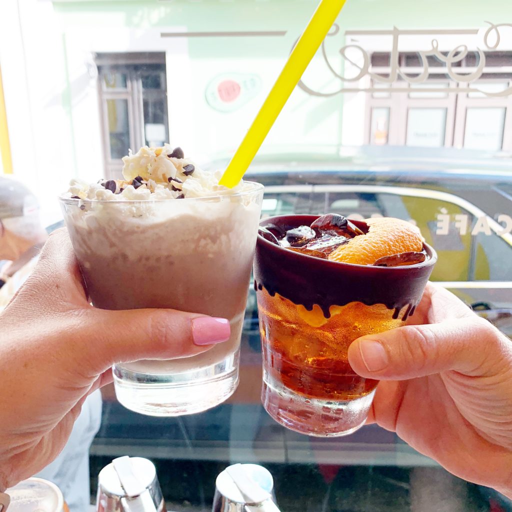 Cocktails from the Chocobar Cortez in Old San Juan, Puerto Rico
