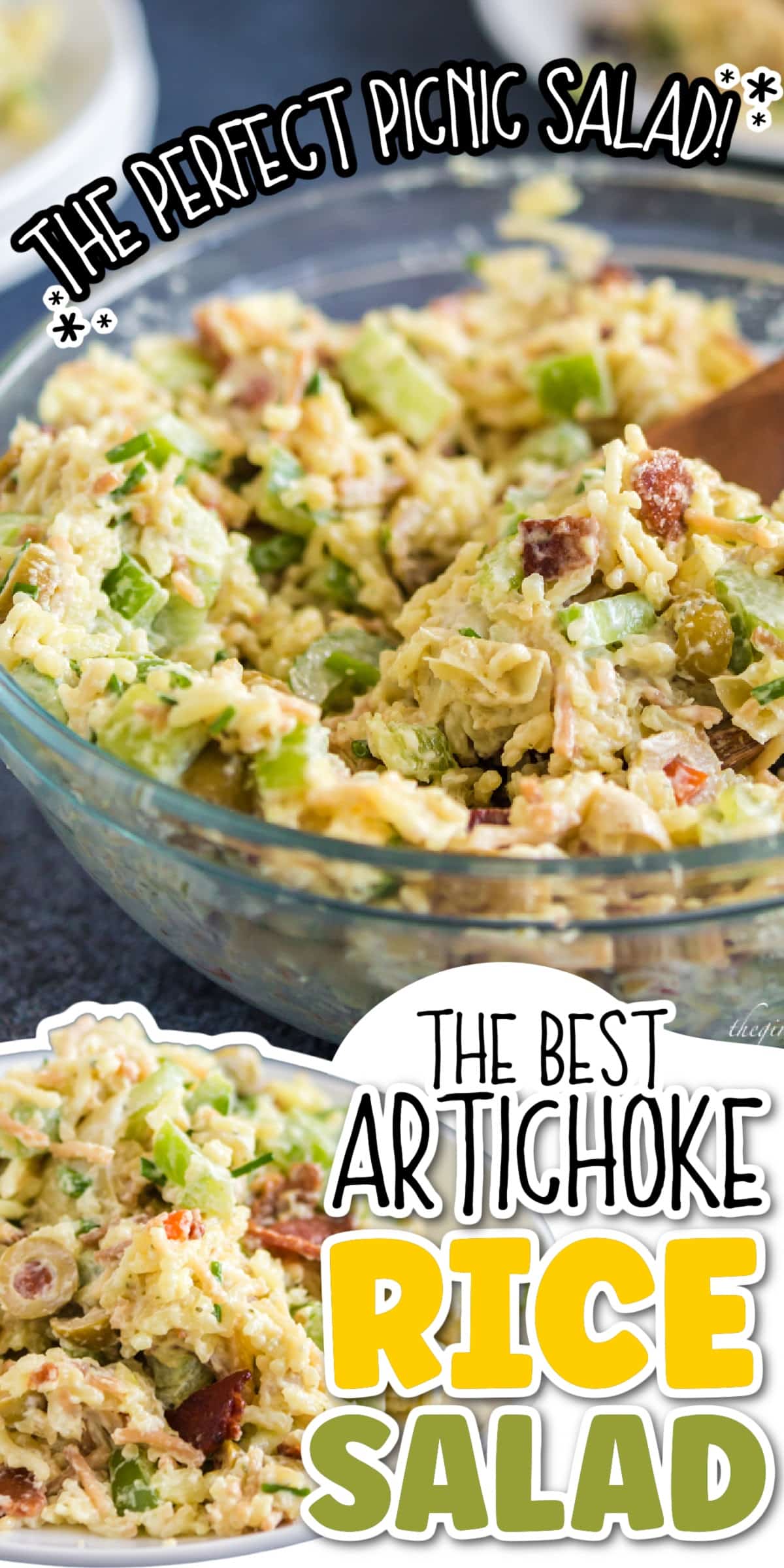 Artichoke Rice Salad girl. Inspired.