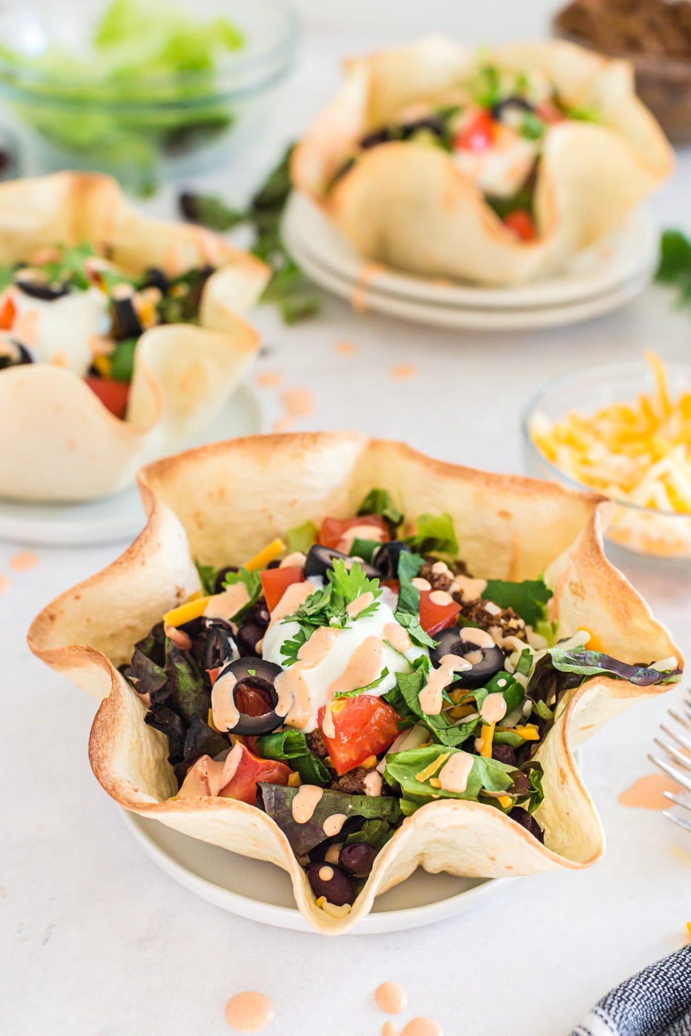 Taco Salad Shells girl. Inspired.