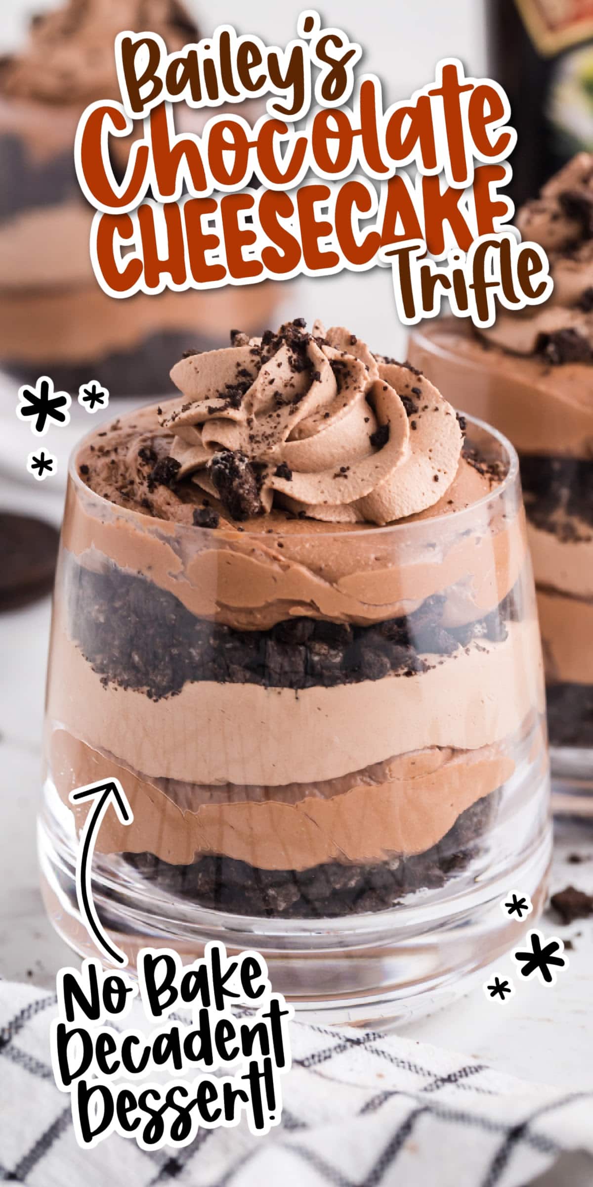 Baileys Chocolate Cheesecake Trifle - Girl. Inspired.