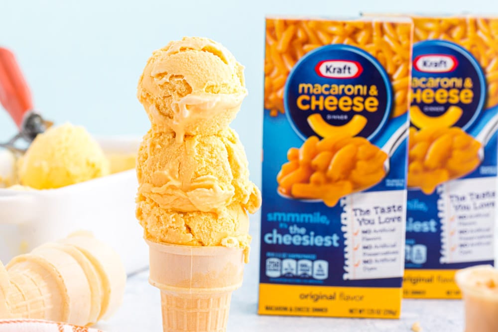 Kraft Macaroni and Cheese Ice Cream is Back