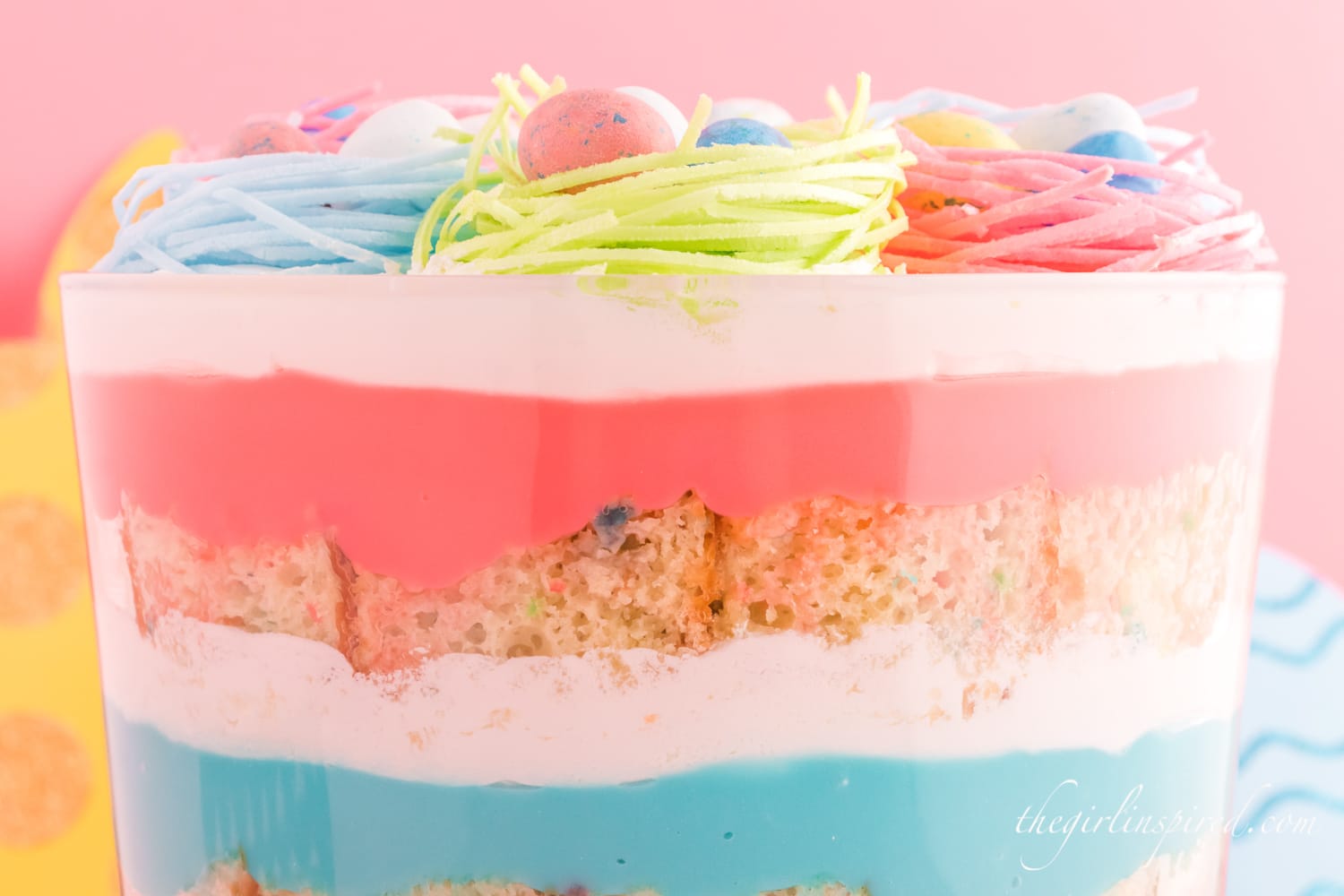 Easter Poke Cake girl. Inspired.