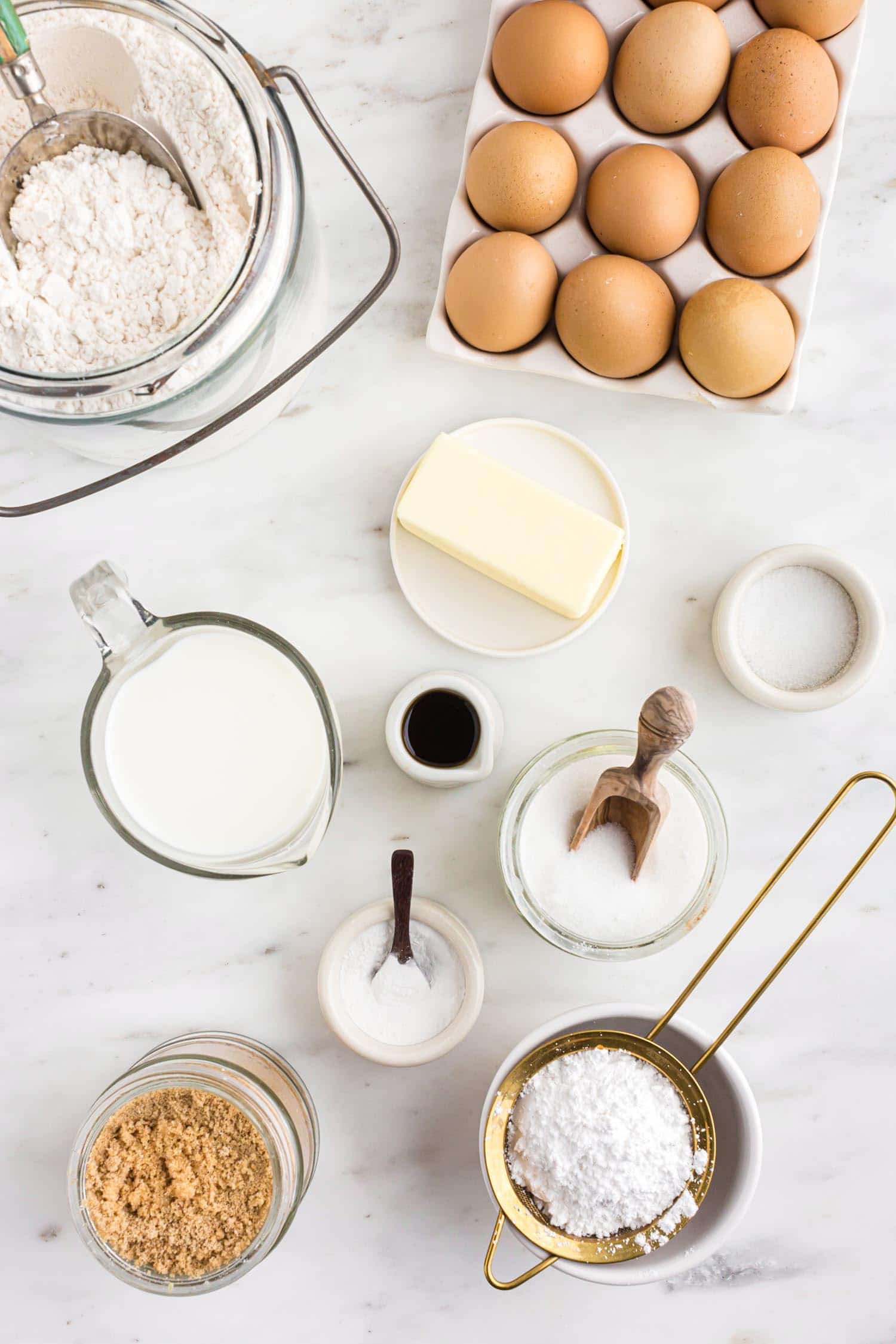 ingredients needed to make milk cake