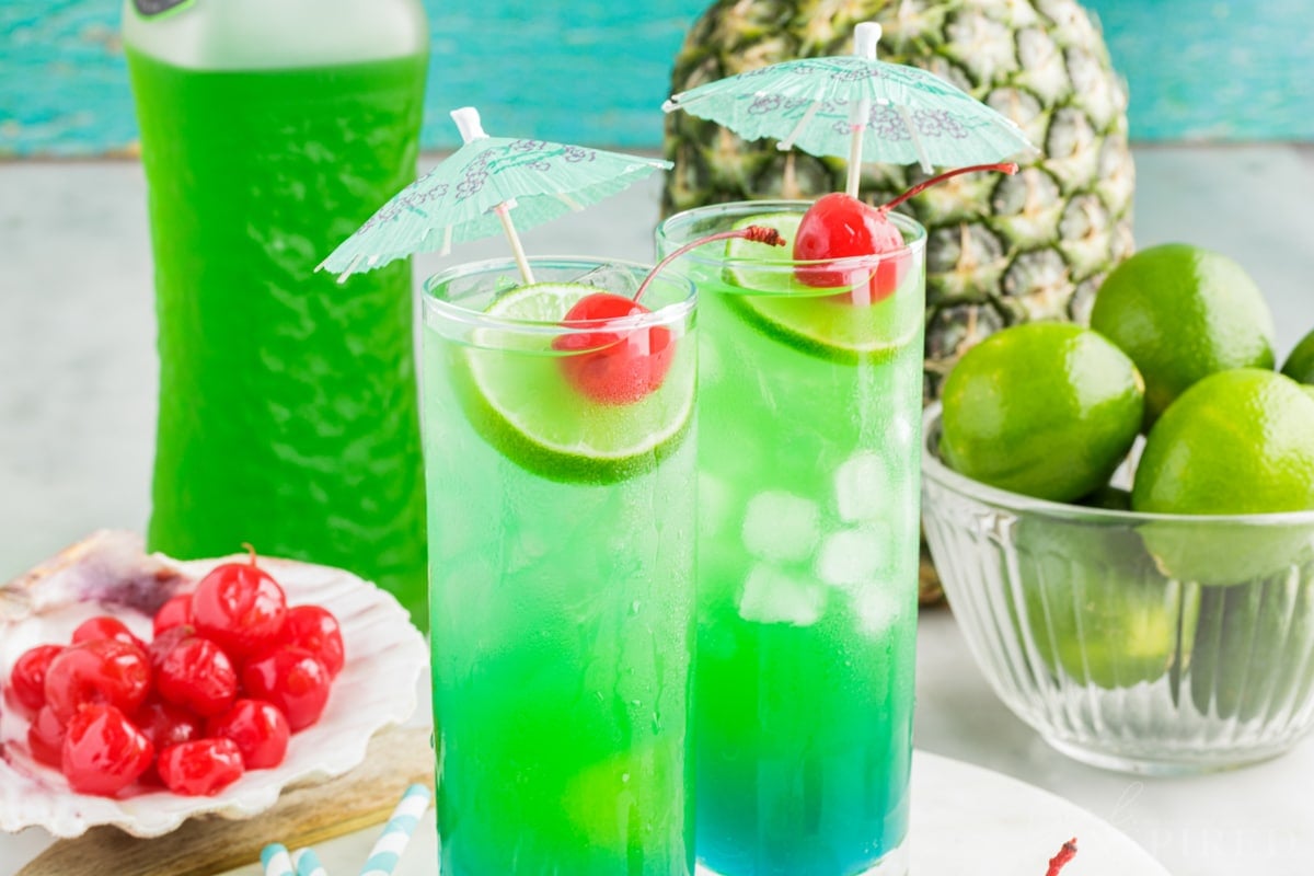 Mermaid Water Drink Recipe - 2 Cookin Mamas