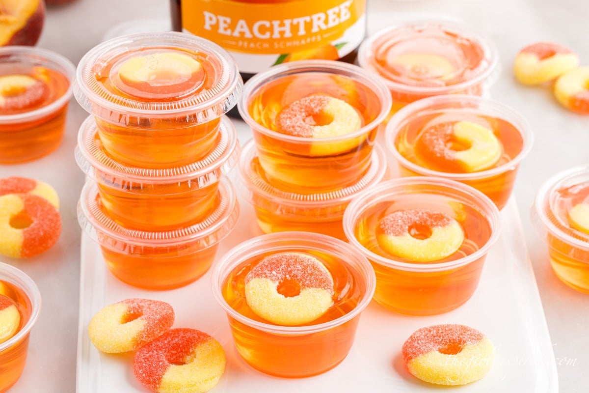 Peach Jello Shots