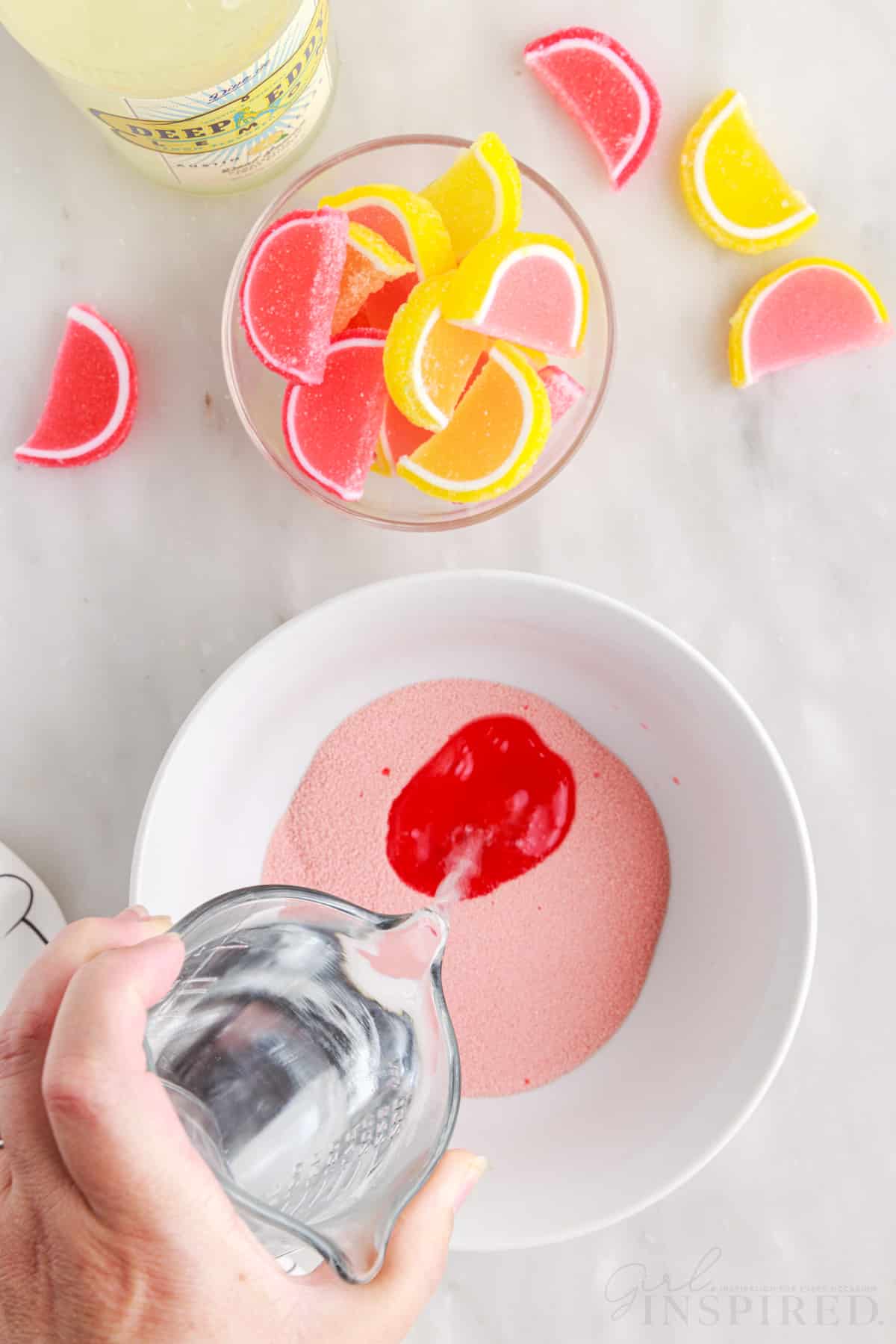 Pink Lemonade Jello Shots - A Beautiful Mess