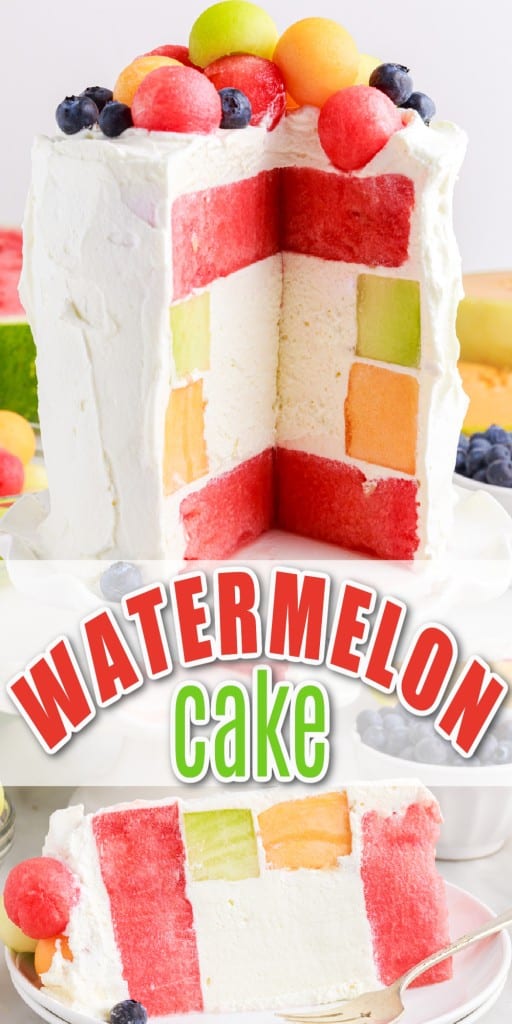 picture of sliced watermelon cake