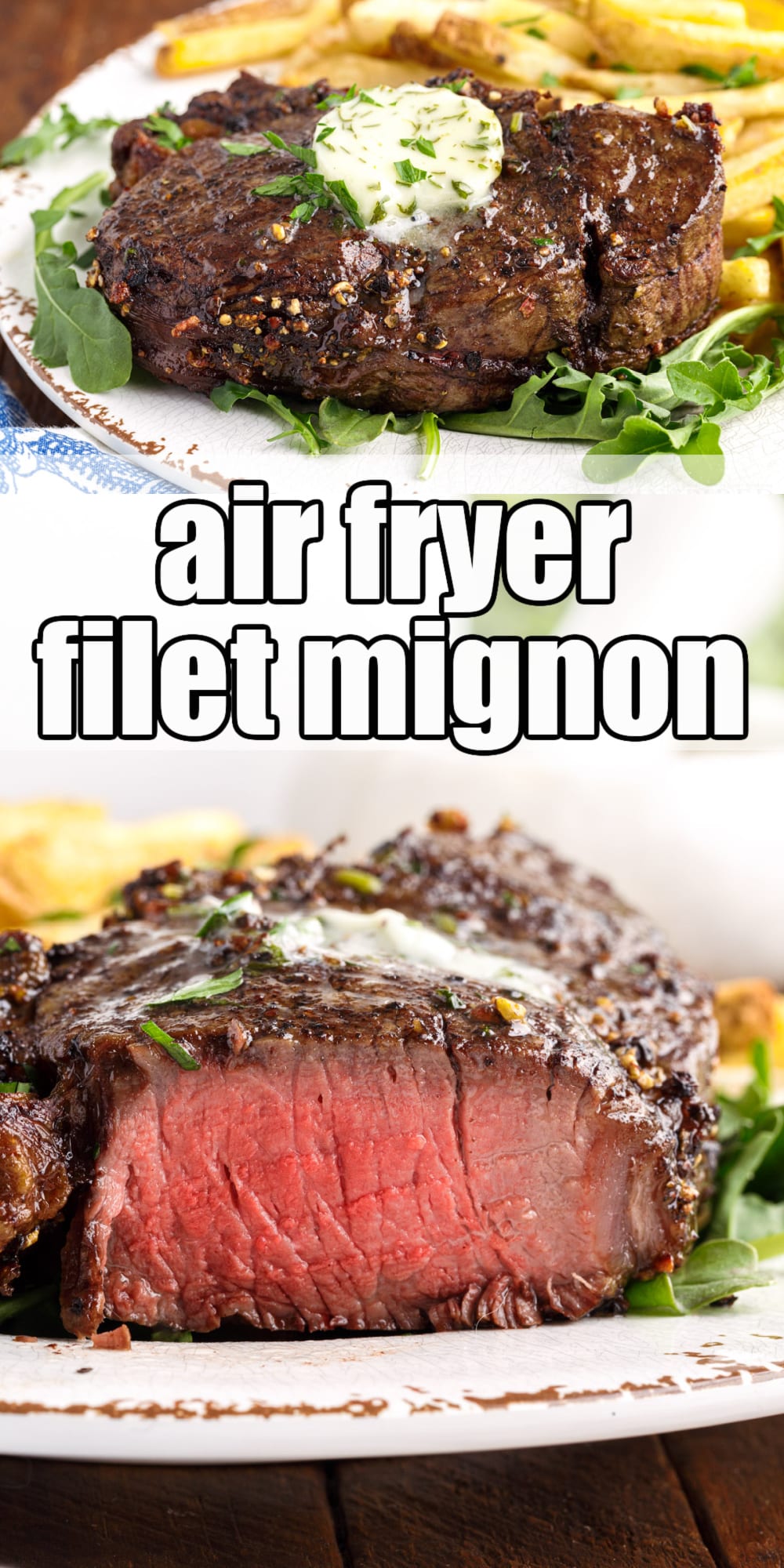 Air Fryer Filet Mignon girl. Inspired.