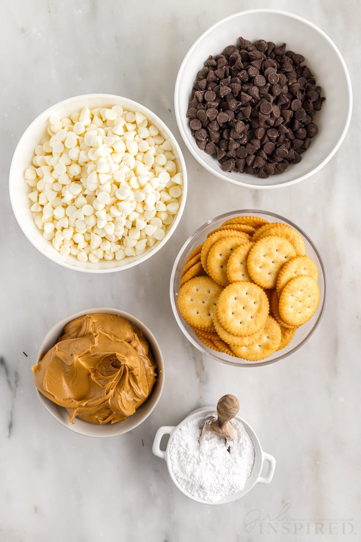 ingredients needed to make chocolate dipped peanut butter ritz cookies