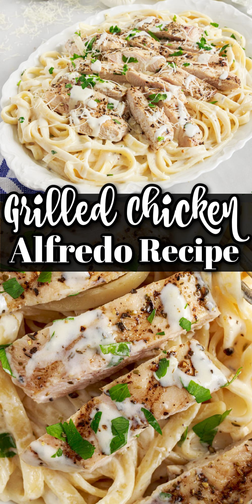 Grilled Chicken Alfredo Recipe - girl. Inspired.