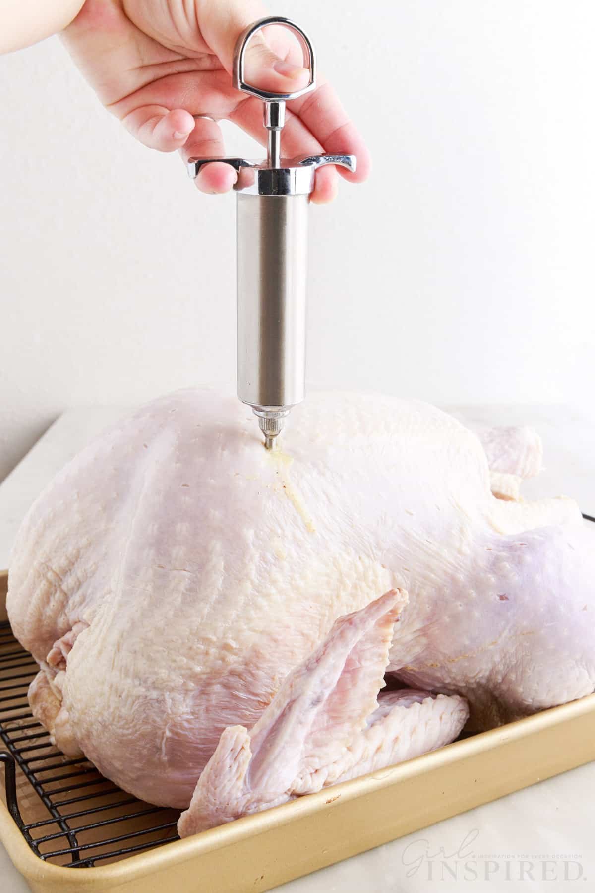 can you inject a turkey before smoking it