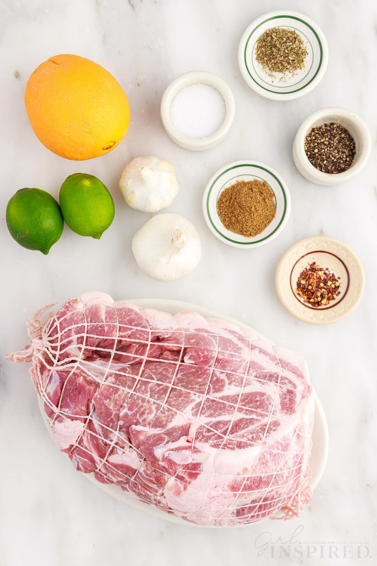 ingredients needed to make mojo pork slow cooker