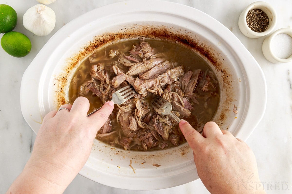 Juicy, Cuban Pulled Pork {slow-cooker option}