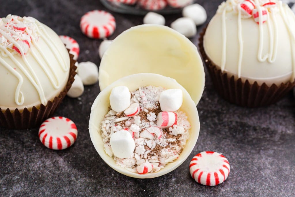 Peppermint Hot Chocolate Bombs - girl. Inspired.
