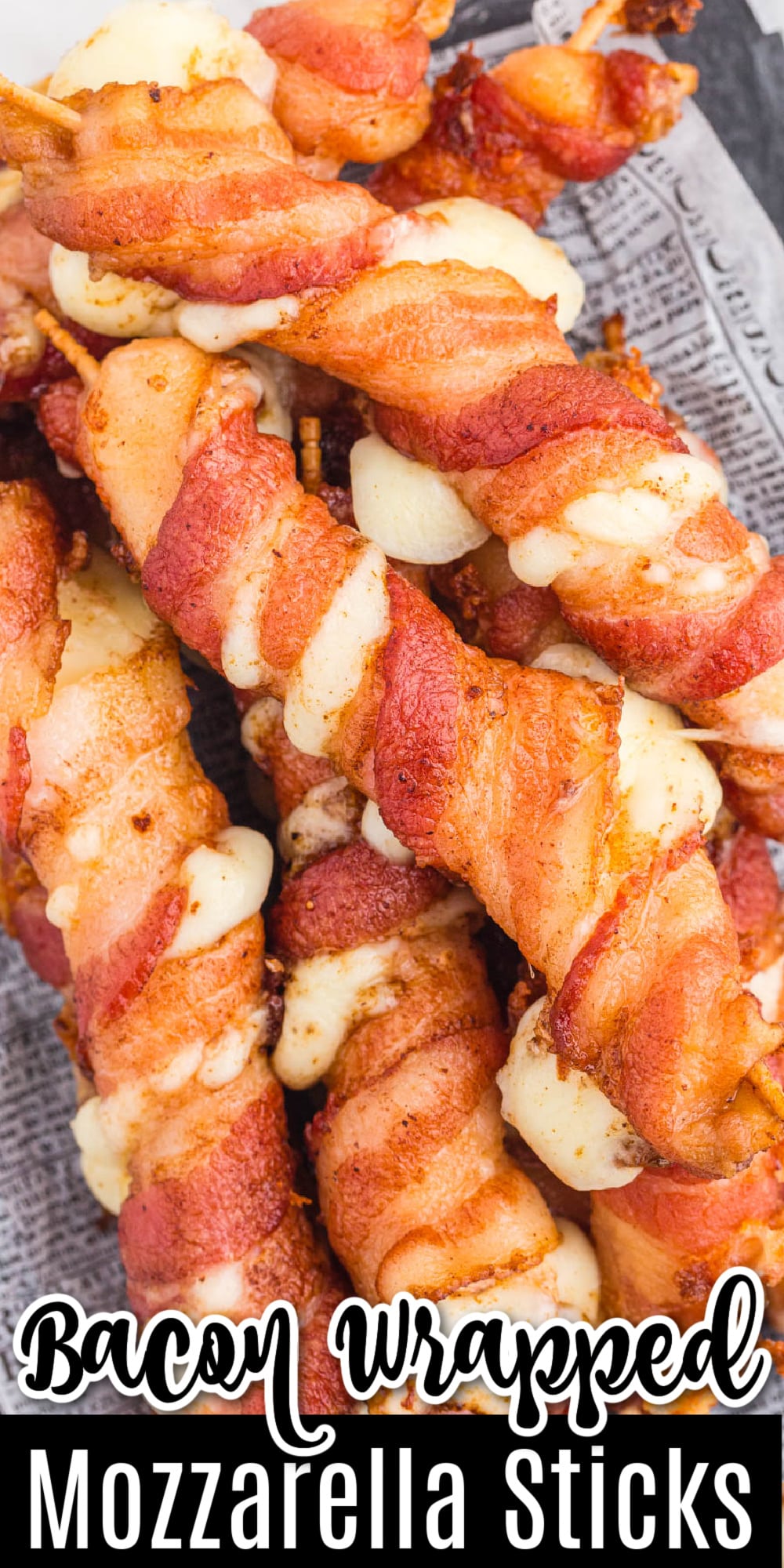 Bacon Wrapped Mozzarella Sticks girl. Inspired.