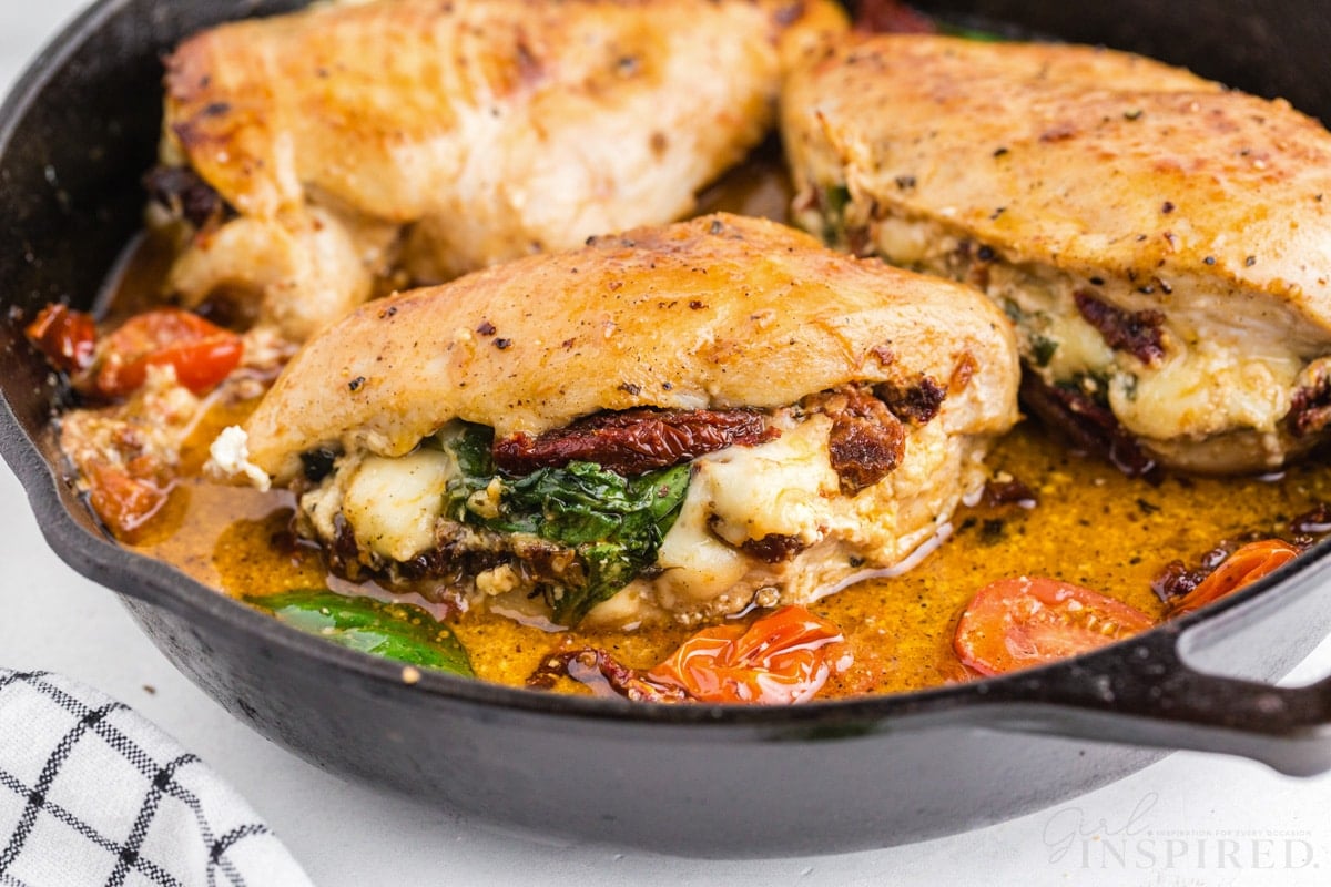Chicken with Sundried Tomatoes and Spinach - girl. Inspired.