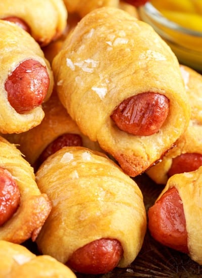 lil smokies pigs in a blanket close up view