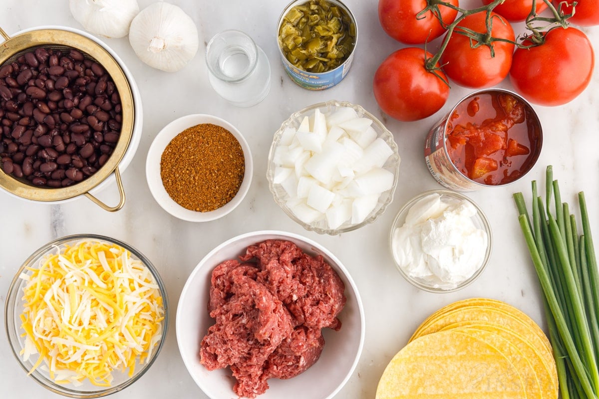 ingredients needed to make mexican lasagna